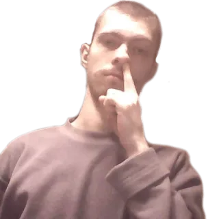 😶 uomo, persona, faccia, espressione, ritratto telegram sticker