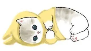 💗 kot, zwierzę, kociak, słodki, zwierzak, rysunek telegram sticker