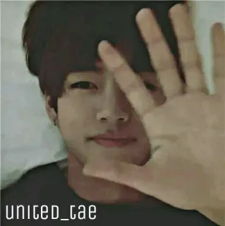 🦄 united_tae Person, Hand, Gesicht, Porträt whatsapp sticker