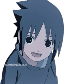 😄 Sasuke Naruto anime, manga, Sasuke, Naruto, sticker, cartoon telegram sticker
