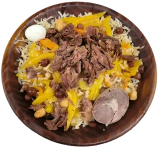 🍚 jedzenie, pilaw, mięso, ryż, danie, kuchnia telegram sticker