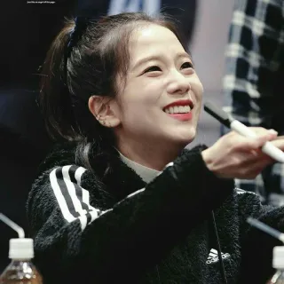 💙 Jisoo kpop, Blackpink, Idole, Chanteur, Célébrité, Coréen telegram sticker