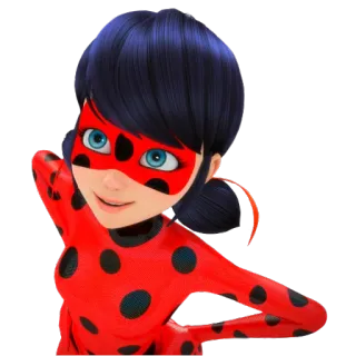 🙄 Ladybug Miraculous: Tales of Ladybug & Cat Noir божья коровка, Леди Баг, Леди Баг и Супер-Кот, мультфильм, супергерой, Маринетт telegram sticker