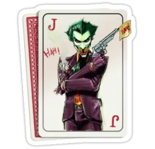 Joker by AMIN_RPG whatsapp stickers