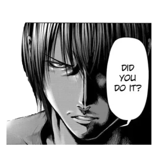 🧐 DID YOU DO IT? anime, manga, question, did you do it telegram sticker