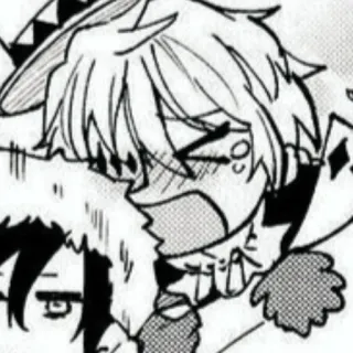 😓 anime, manga, cartoon, emotion, cute, kawaii telegram sticker