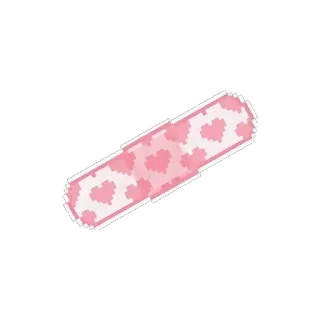 🩹 pansement, coeur, rose, mignon, médical, plaie whatsapp sticker