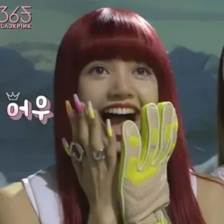 ✨ Lisa 어우 K-Pop, Sängerin, Frau, Porträt, Idol, Blackpink telegram sticker