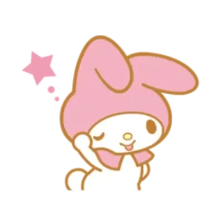 ✳️ My Melody มายเมโลดี้, ซานริโอ้, น่ารัก, การ์ตูน, กระต่าย, คาวาอิ telegram sticker
