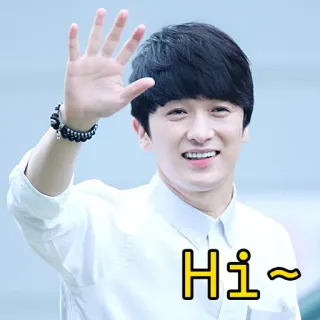 👋 Hi~ oi, olá, cumprimento, amigável, acenar telegram sticker