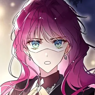 💭 anime, manga, character, woman, girl, pink hair telegram sticker