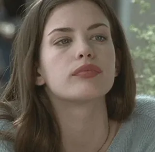 🍒 mulher, retrato, pessoa, rosto, Liv Tyler, atriz, celebridade telegram sticker