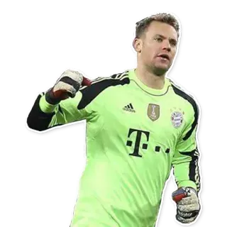✊ Manuel Neuer goalkeeper, soccer, football, athlete, german, bayern munich, sport telegram sticker
