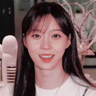 🎟 wanita, asia, potret, senyum, korea telegram sticker
