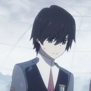 🥡 Hiro Darling in the Franxx anime, character, hiro, darling in the franxx telegram sticker