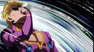 🍵 Giorno Giovanna JoJo's Bizarre Adventure Anime, Mangá, Jojo, Giorno Giovanna, Bebendo, Leite telegram sticker