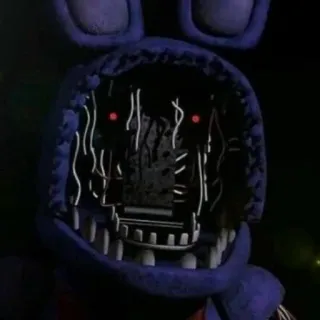 🌟 Bonnie Five Nights at Freddy's Animatronique, Horreur, Effrayant, Five Nights at Freddy's, Bonnie, Monstre, Jeu vidéo, Sinistre whatsapp sticker