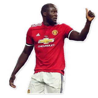 👍 Romelu Lukaku pesepakbola, sepak bola, olahraga, atlet, Lukaku telegram sticker