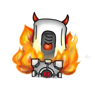 Glados Stickers whatsapp stickers