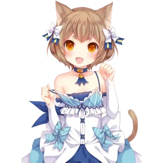 ☺️ Felix Argyle Re:Zero Anime, Nekomimi, Trap, Carino, Kawaii telegram sticker