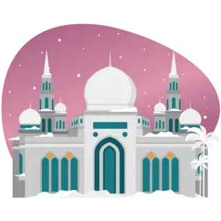 👈 มัสยิด, อิสลาม, สถาปัตยกรรม, อาคาร, ศาสนา whatsapp sticker