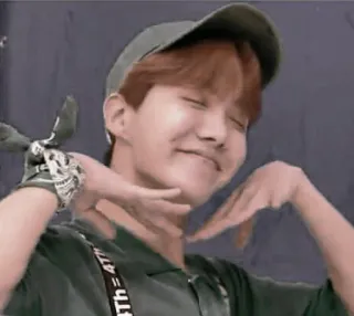 🤗 J-Hope J-Hope, BTS, K-Pop, música, pessoa, celebridade whatsapp sticker
