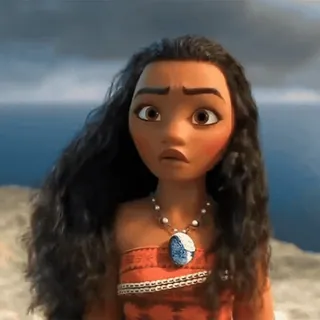 😳 Moana モアナ, ディズニー, アニメ, アニメーション, キャラクター whatsapp sticker