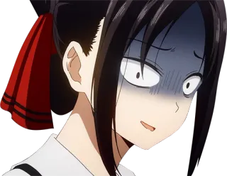 😨 Kaguya Shinomiya Kaguya-sama: Love Is War Anime, Kaguya-sama, Love is War, Kaguya Shinomiya, Schockiert, Gesichtsausdruck telegram sticker