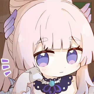 💠 Sangonomiya Kokomi Genshin Impact Anime, Genshin Impact, Kokomi, Sangonomiya Kokomi, Imut, Waifu whatsapp sticker