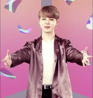 🤗 Jimin BTS, Jimin, K-Pop, Sänger, Idol, Musik telegram sticker