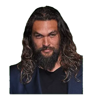 😗 Jason Momoa actor, celebridad, barba, hombre telegram sticker