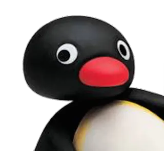 😎 Pingu pingüino, dibujos animados, animado, animación con plastilina, Pingu whatsapp sticker
