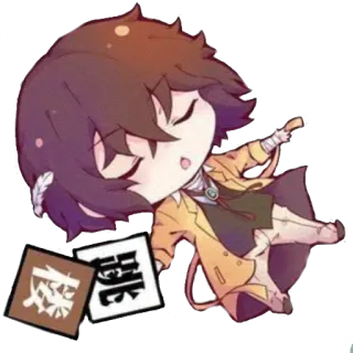 Kawaii dazai🐱 @jack_ripper1 whatsapp stickers