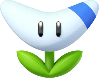 🌷 flower, video game, mario, power-up, boomerang flower telegram sticker