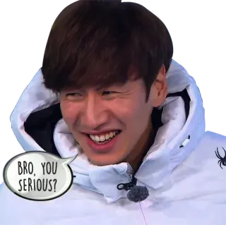 😂 Bro. You serious? Meme, Lustig, Humor, Ausdruck, Frage, Zweifel telegram sticker