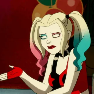 🎪 Harley Quinn 할리 퀸, 만화, DC 코믹스, 안티 히어로, 여성 캐릭터 telegram sticker