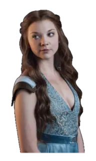 😏 Margaery Tyrell Game of Thrones Margaery Tyrell, Gra o Tron, Natalie Dormer, Postać, Serial telegram sticker