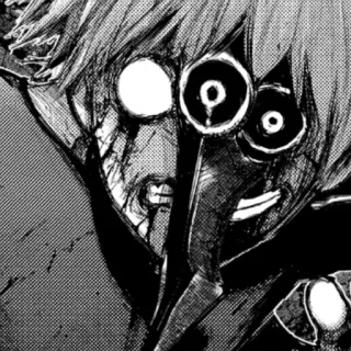 🖤 Anime, Manga, Horreur, Gore, Sang, Masque telegram sticker