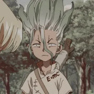 💖 Senku Ishigami Dr. Stone E=mc² Anime, Science, Personnage, Dr. Stone, Senku Ishigami telegram sticker