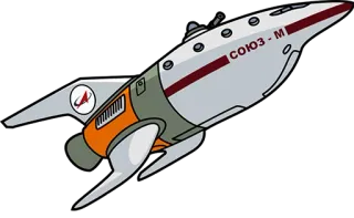 🚀 СОЮЗ- М razzo, Soyuz, spazio, veicolo telegram sticker