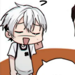 🥛 chibi, anime, manga, cartoon, cute, illustration whatsapp sticker