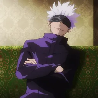 ☺️ Satoru Gojo Jujutsu Kaisen 动漫, 五条, 五条悟, 咒术回战, 漫画 telegram sticker