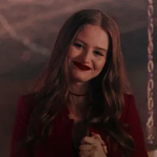 ☺️ Cheryl Blossom Riverdale Cheryl Blossom, Riverdale, Madelaine Petsch, red hair, tv show telegram sticker