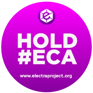 👌 HOLD #ECA
www.electraproject.org electra, eca, cripto, hold, projeto telegram sticker