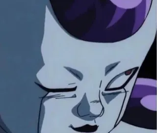 😏 Frieza Dragon Ball anime, manga, villain, frieza, dragon ball, character telegram sticker