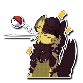 ✨ Zeraora Pokemon telegram sticker