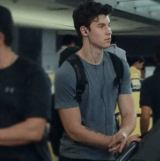 😐 Shawn Mendes Shawn Mendes, singer, musician, celebrity, male telegram sticker