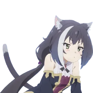 😑 Karyl Princess Connect! Re:Dive Anime, Catgirl, Kawaii, Fofo, Karyl, Princess Connect, Video game telegram sticker