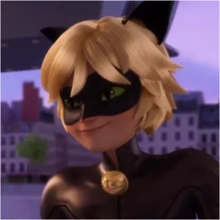 😊 Cat Noir Miraculous: Tales of Ladybug & Cat Noir 卡通, 瓢虫少女, 黑猫诺儿, 动漫, 动画, 超级英雄 whatsapp sticker