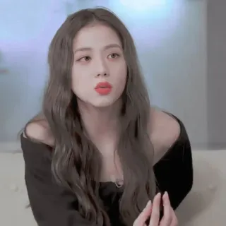 🥟 Jisoo mujer, coreana, cantante, Jisoo, celebridad whatsapp sticker